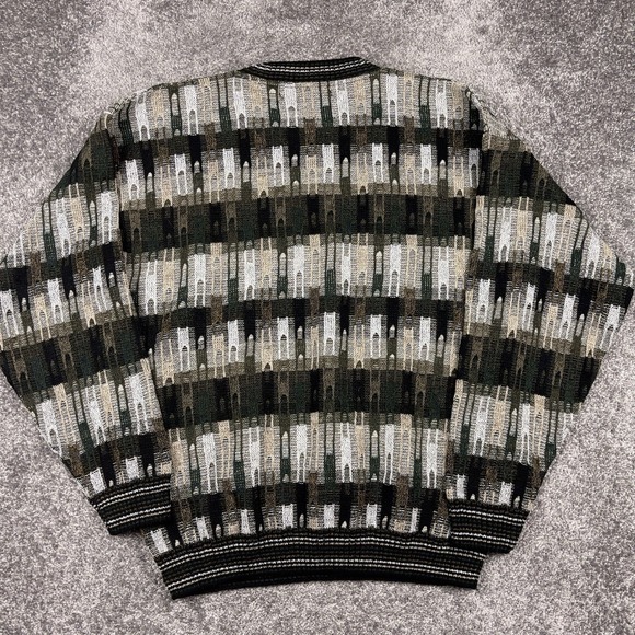 VTG Protege Sweater Men's XL Coogi Style 3D Knit Biggie Cosby Made in USA - Picture 2 of 9